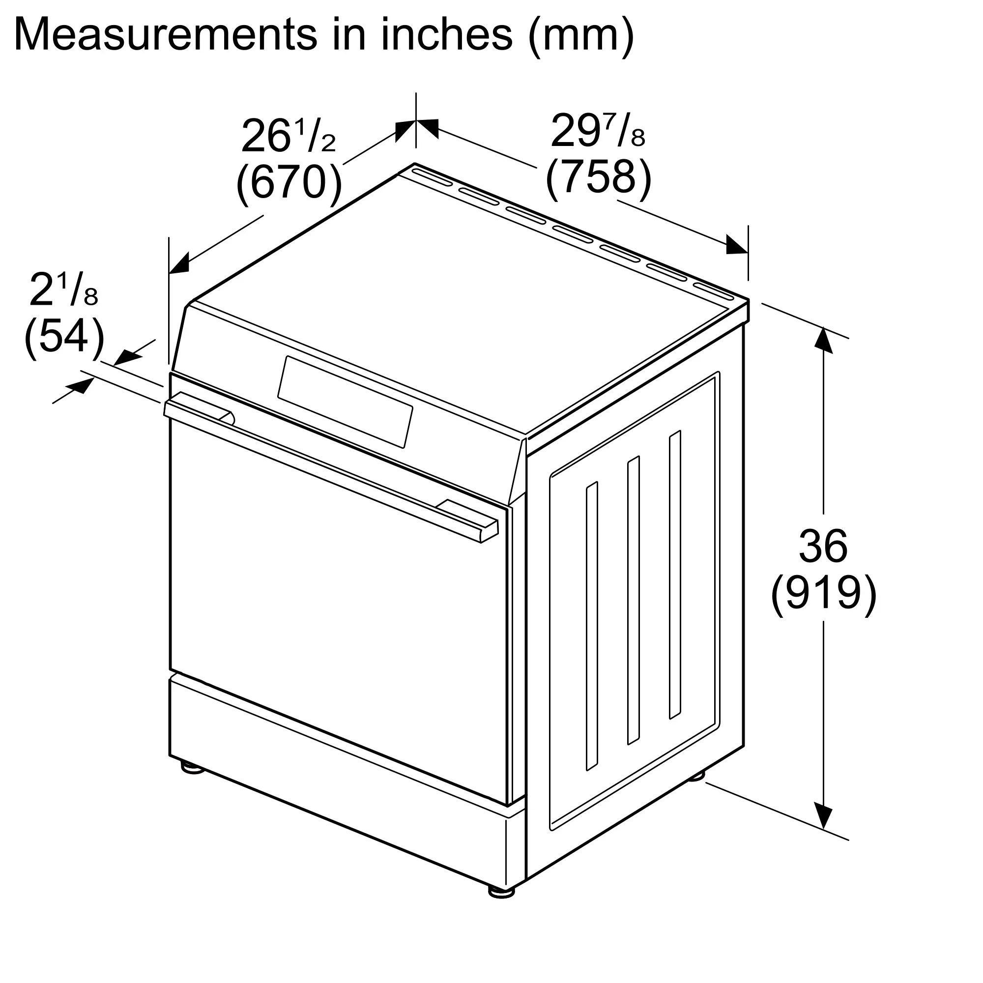 500 Series Induction Freestanding Range 30'' HIF5050MU