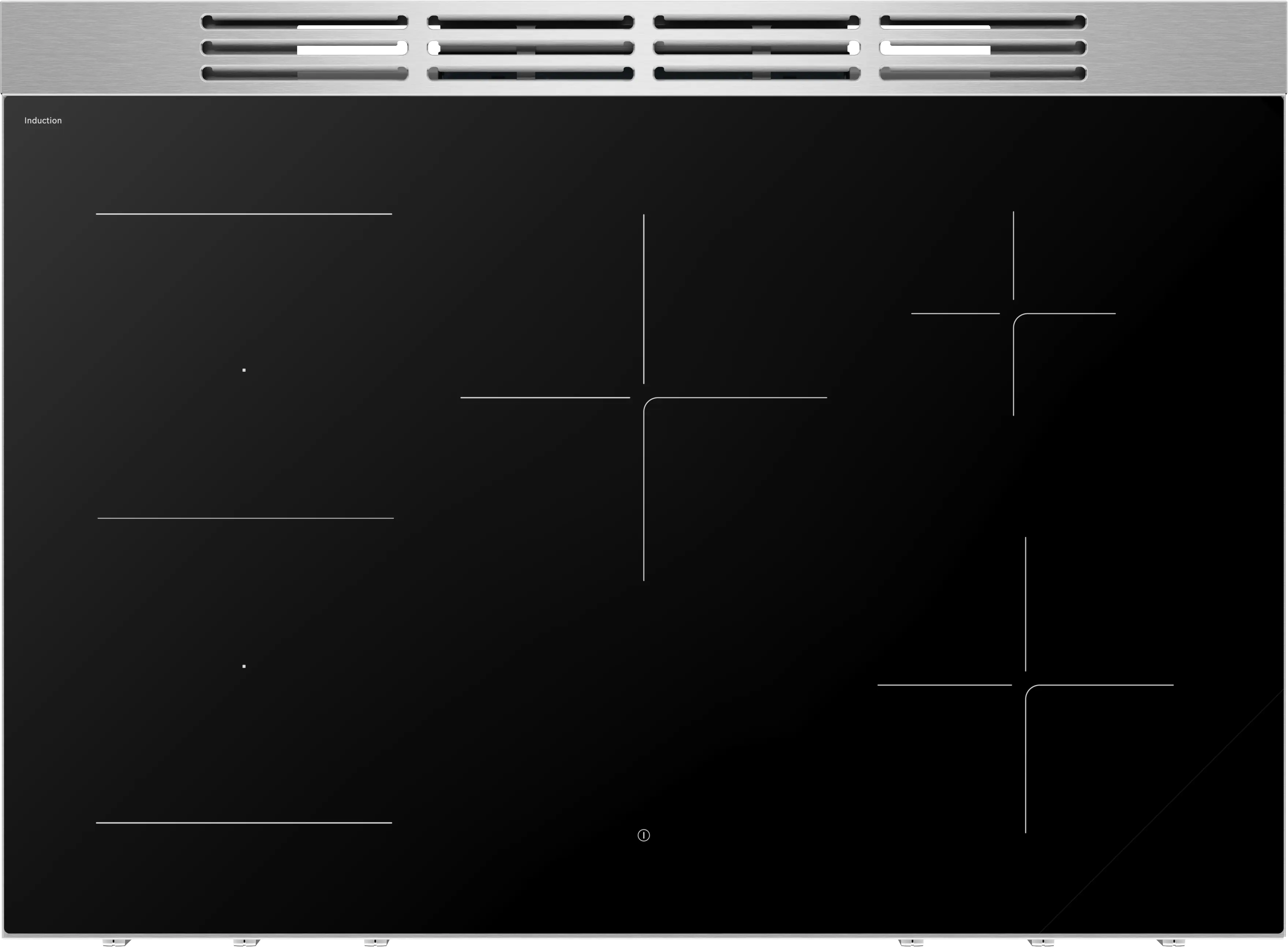 800 Series Induction freestanding range 36'' HIS8657U