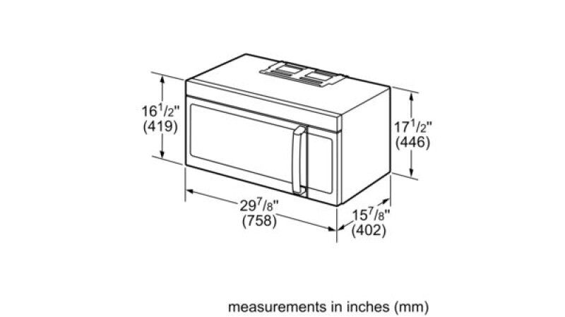 500 Series built-in microwave30'' HMV5052U