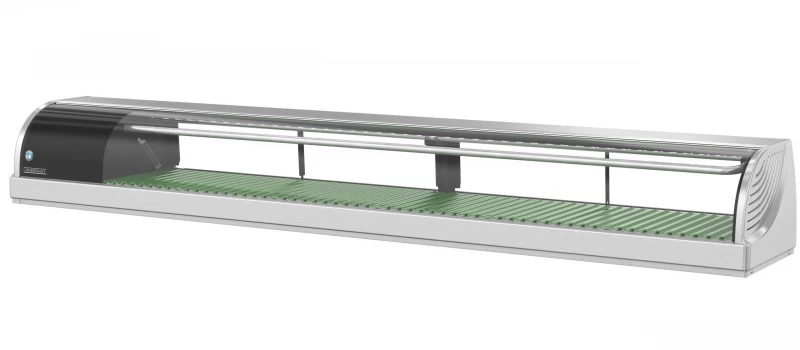 HNC-210BA-L-SLH, Refrigerator, Left Side Condenser Display Case, Half Glass DoorsTitle HNC210BALSLH