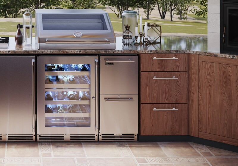 15" Signature Series Refrigerated Drawers - Marine & Coastal Series HP15RM4DRAWERS