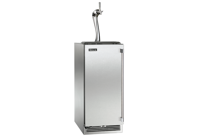 This is not your average kegerator. Perlick's 15" Signature Series Beverage Dispenser boasts craftsmanship and commercial-grade components that you won't find in any other competitor cabinet.