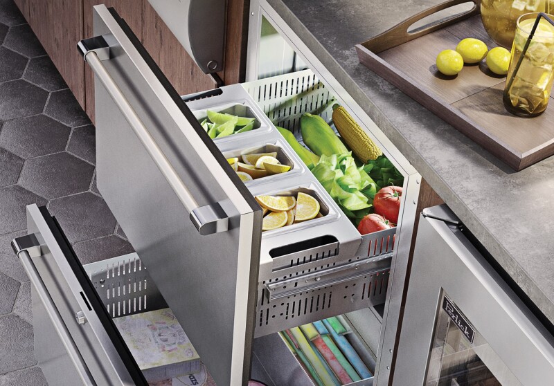 24" Signature Series Refrigerated Drawers - Outdoor Model HP24RO4DRAWERS
