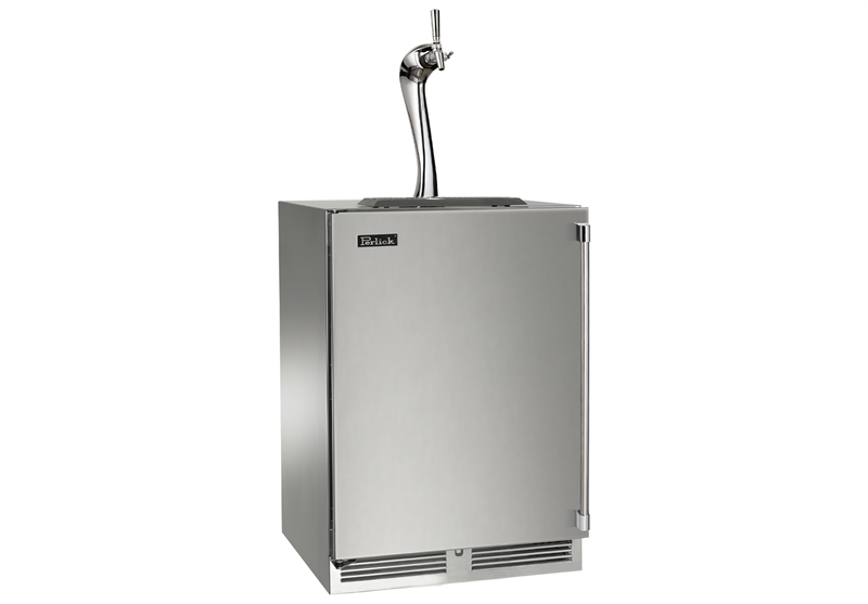 This is not your average kegerator. Perlick's 24" Signature Series Adara Beverage Dispenser boasts craftsmanship and commercial-grade components that you won't find in any other competitor ca