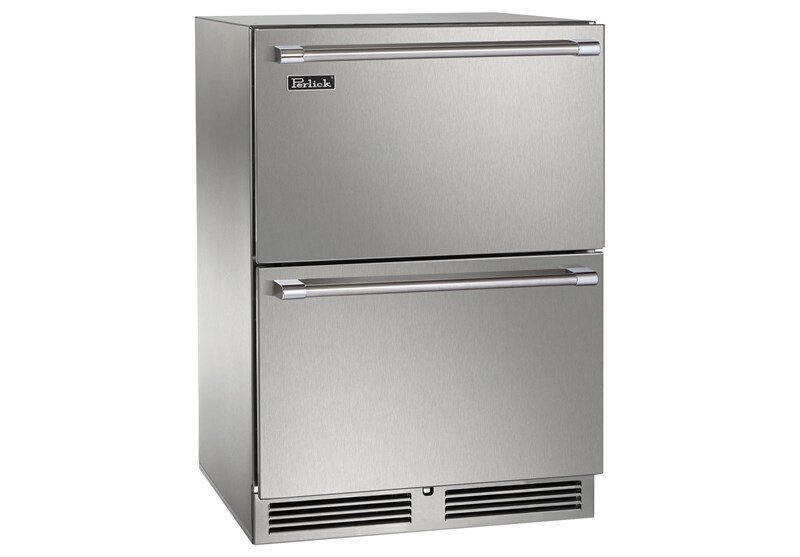 Designed for life in the most extreme conditions, so you can enjoy the ultimate in refrigeration wherever you find paradise. Perlick's Signature Series Marine & Coastal Undercounter Refrigera