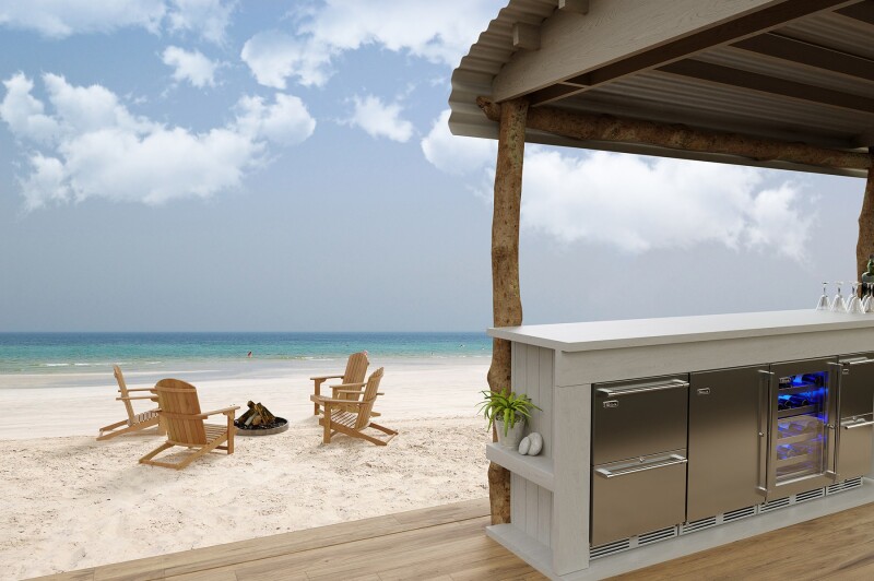 24" Signature Series Dual-Zone Refrigerator/Freezer Drawers - Marine & Coastal Series HP24ZM4DRAWERS