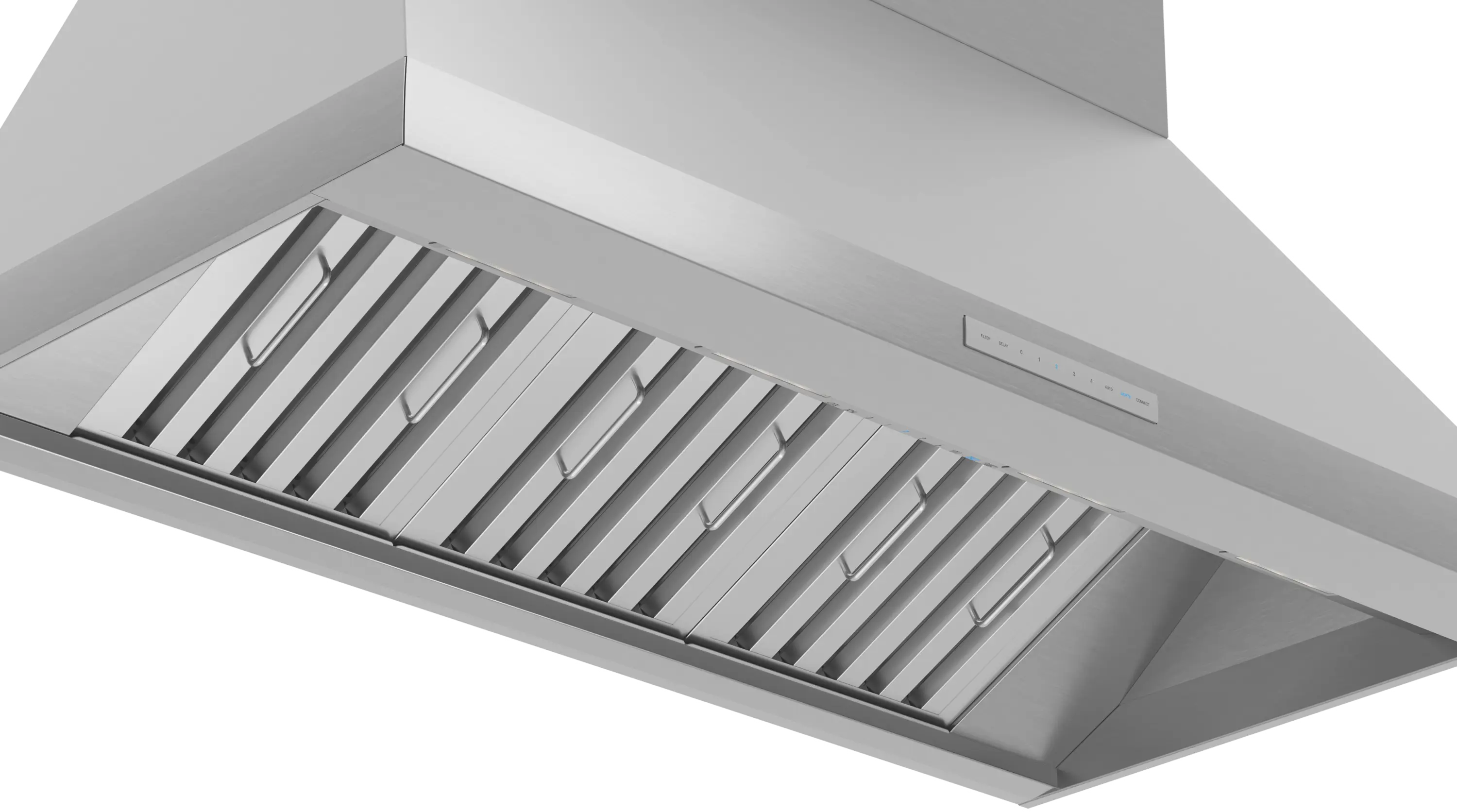 Professional Pyramid Chimney Wall Hood 48'' HPCN48WS