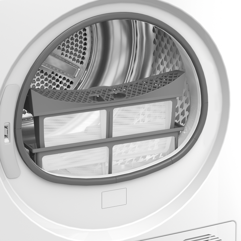 24" Heat Pump Ventless Front Load Dryer HPD24414W
