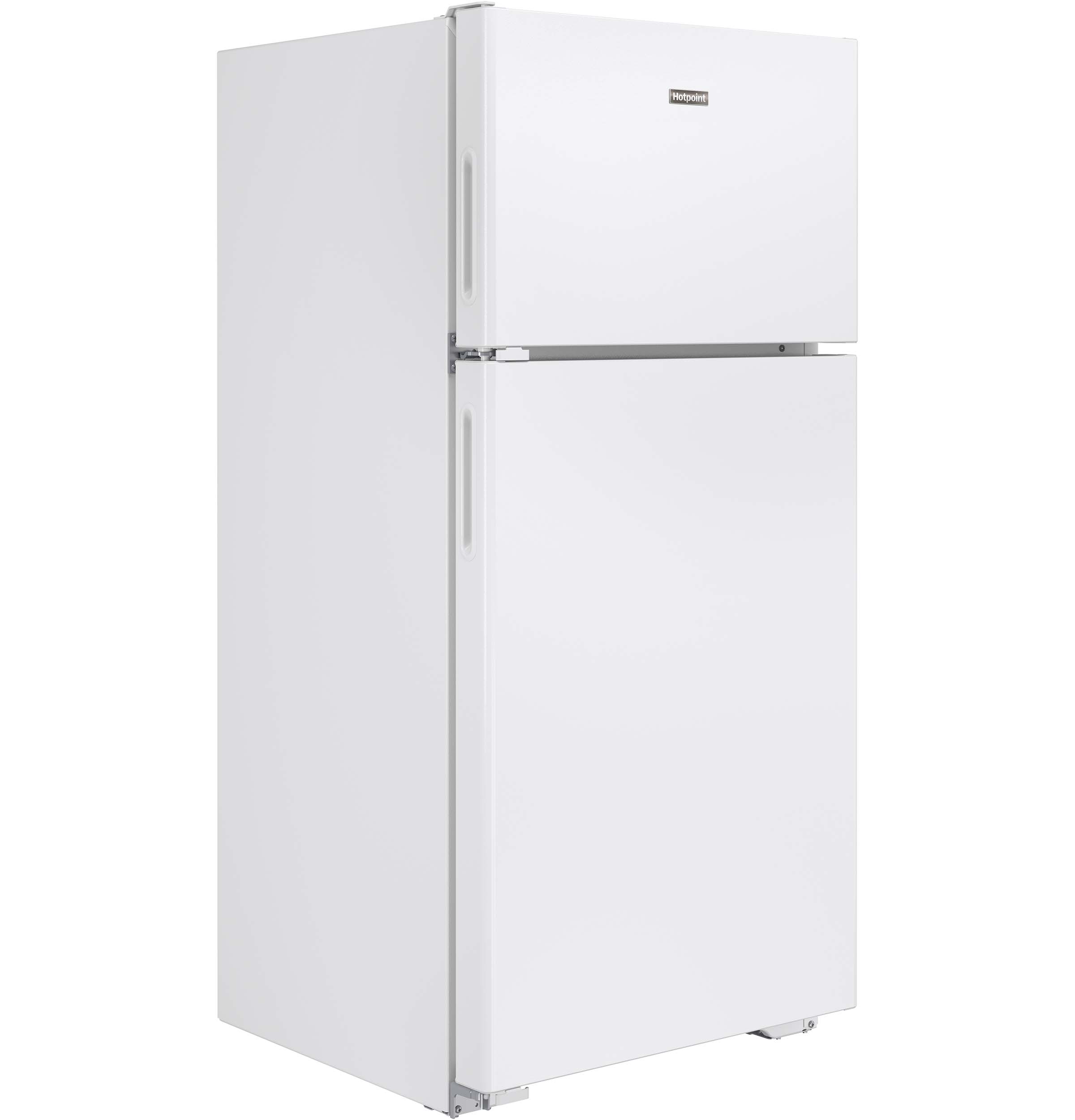 14.6 Cu. Ft. Recessed Handle Top-Freezer Refrigerator HPE15BTHWW, product image 3 of 6