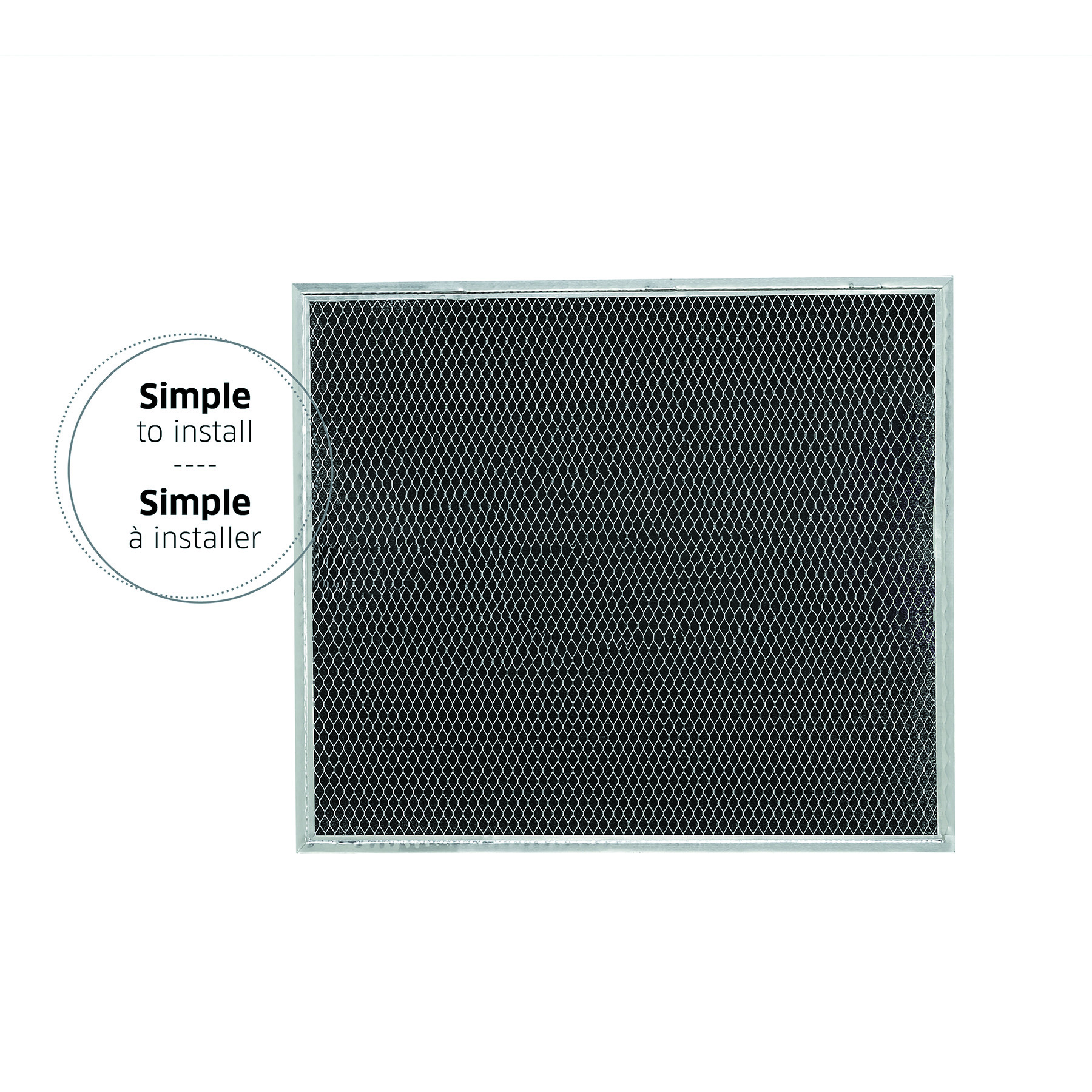 Mantra/Osmos/Glacier Series Type XC Ductless Range Hood Replacement Filters for Dual Filter Models HPF30