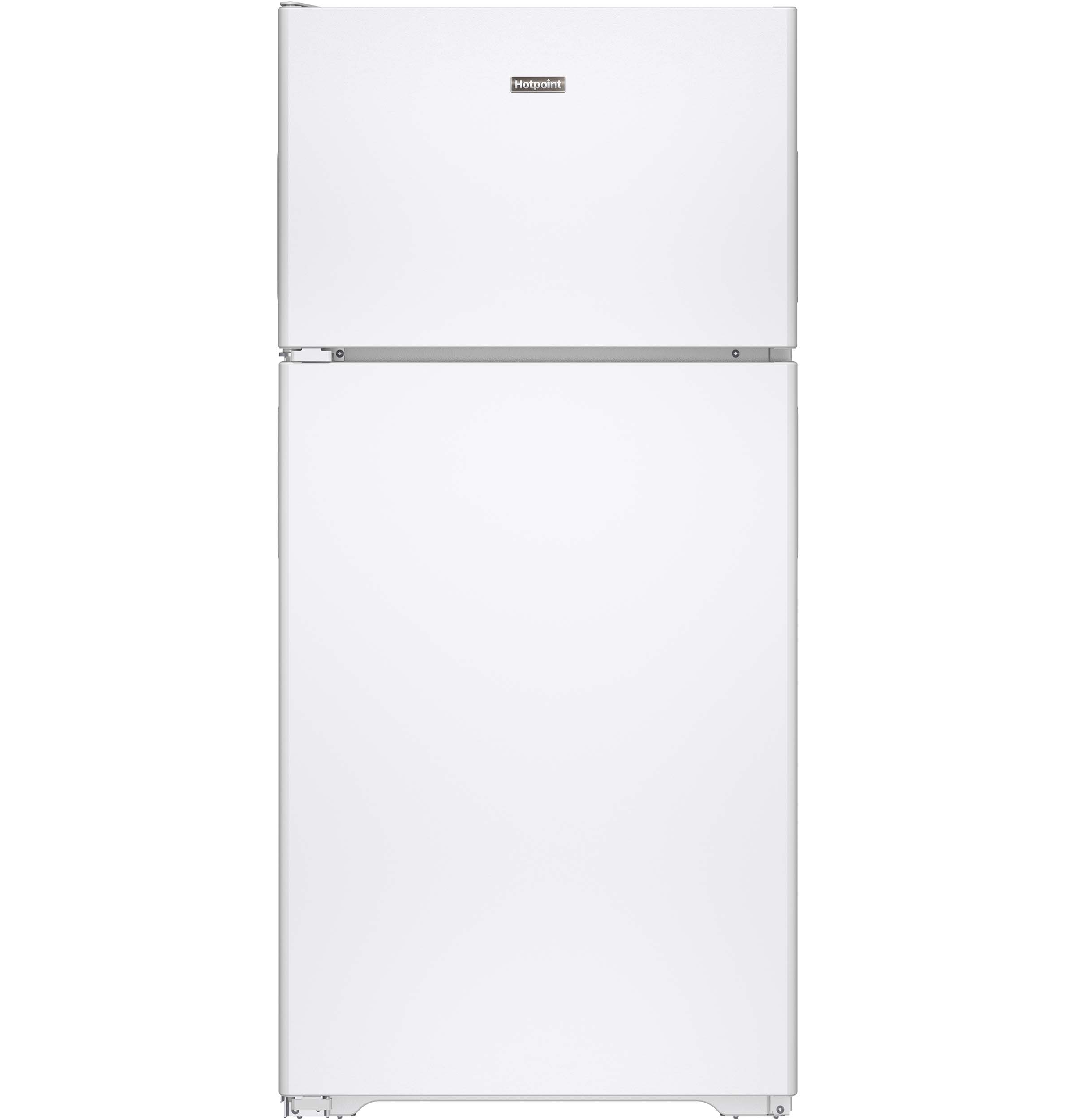 Hotpoint® 14.6 Cu. Ft. Recessed Handle Top-Freezer Refrigerator HPS15BTHLWW