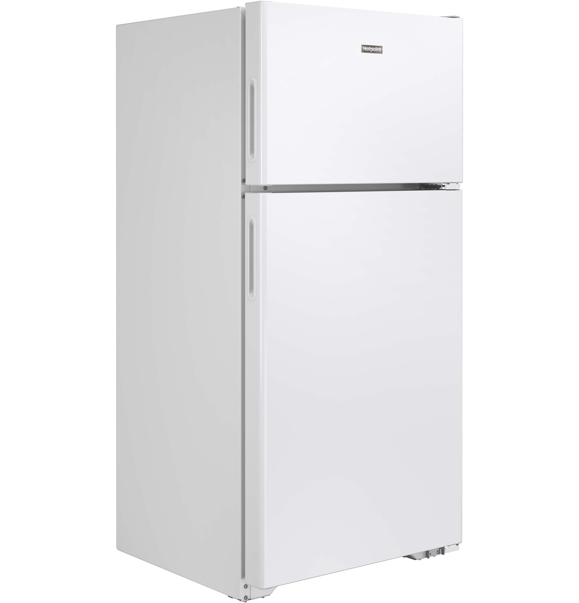 Hotpoint® 14.6 Cu. Ft. Recessed Handle Top-Freezer Refrigerator HPS15BTHLWW