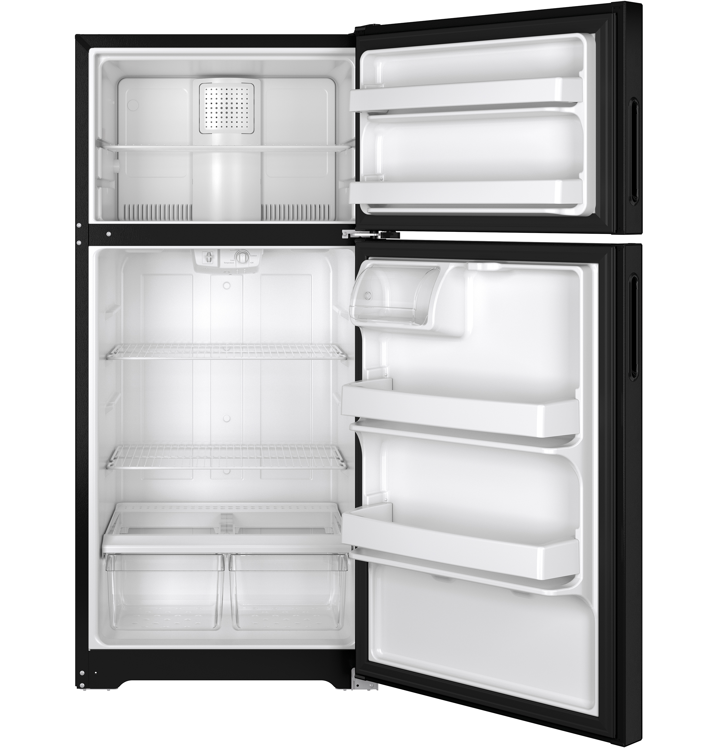 14.6 Cu. Ft. Recessed Handle Top-Freezer Refrigerator HPS15BTHRBB, product image 4 of 7