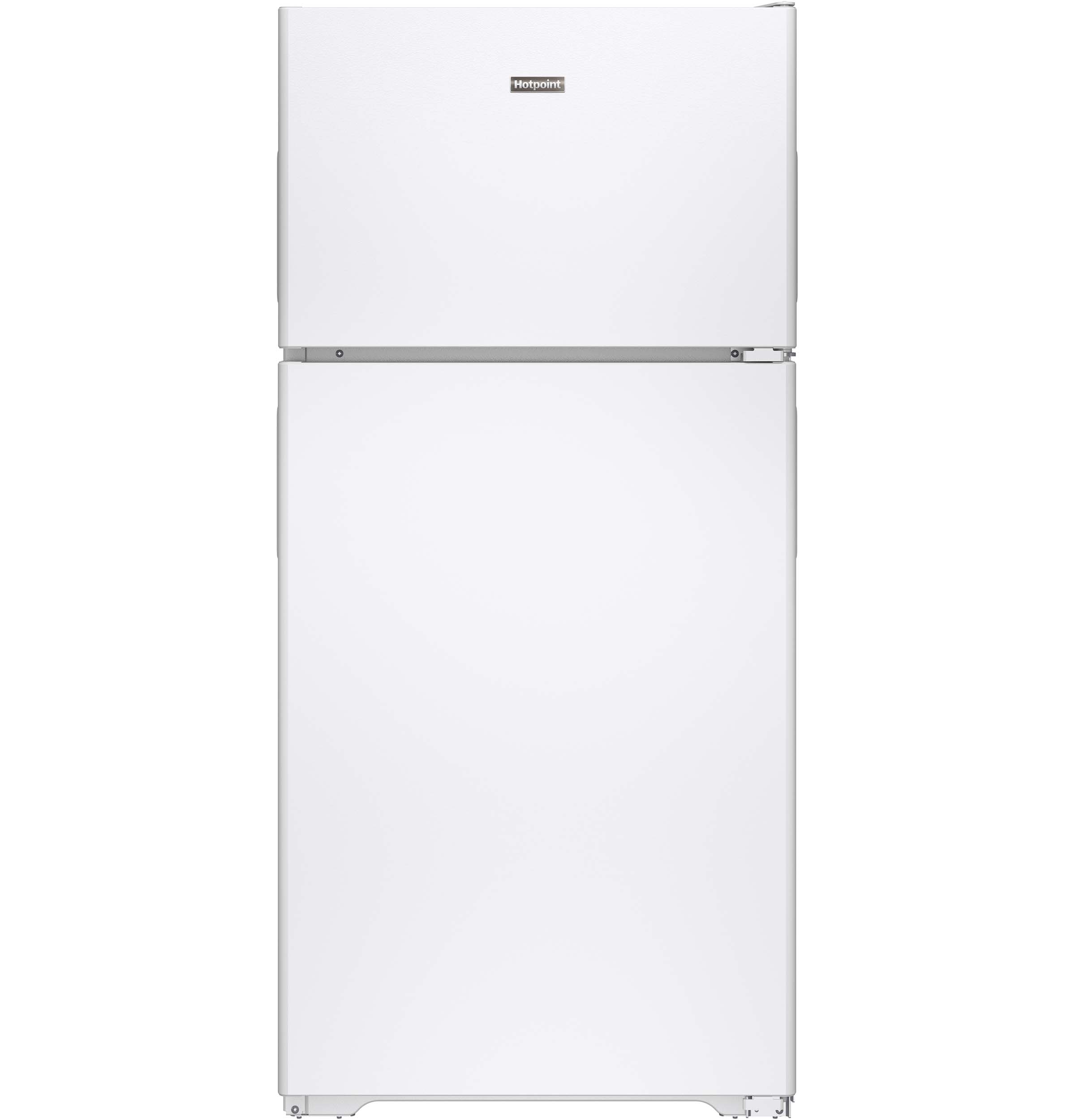Hotpoint® 14.6 Cu. Ft. Recessed Handle Top-Freezer Refrigerator HPS15BTHRWW
