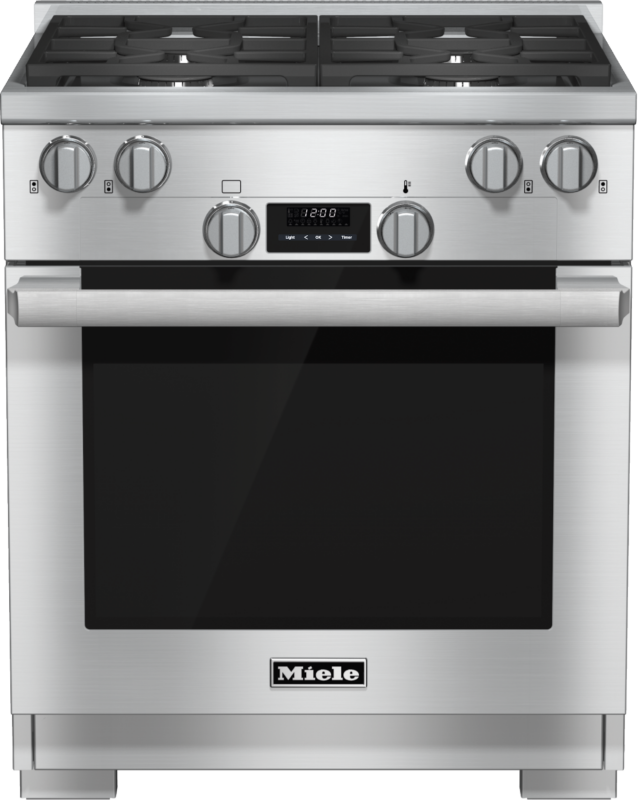 30 inch range All Gas with DirectSelect, Twin convection fans and M Pro dual stacked burners HR1124LP