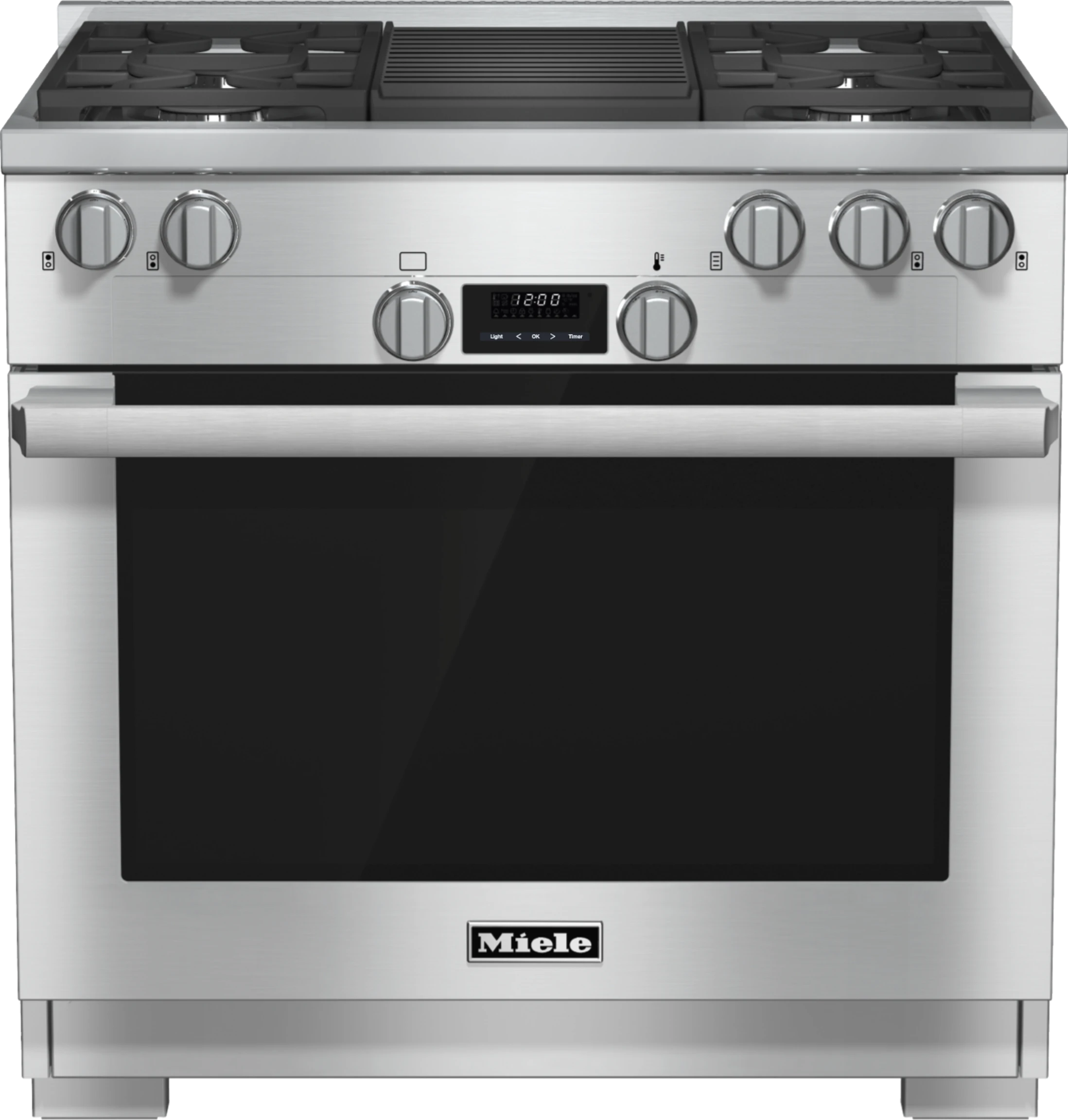 36 inch range All Gas with DirectSelect, Twin convection fans and M Pro dual stacked burners HR11351G
