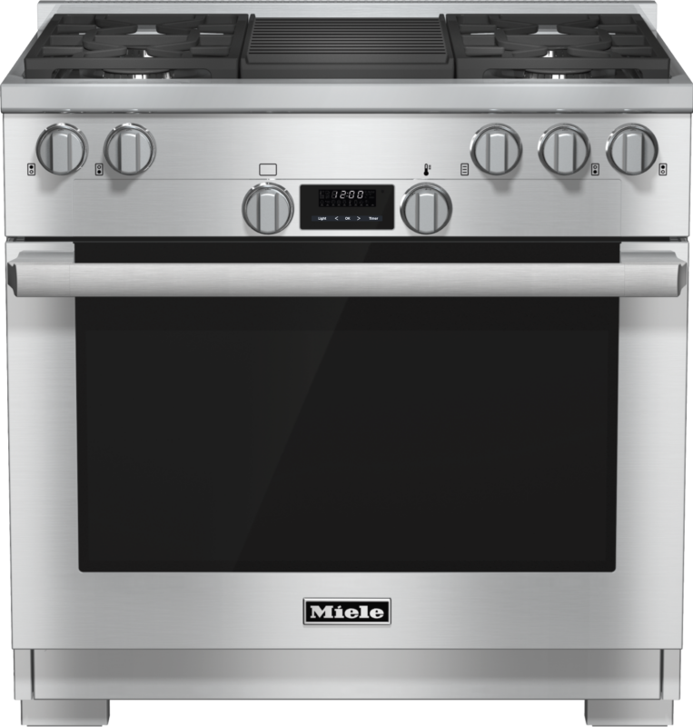 36 inch range All Gas with DirectSelect, Twin convection fans and M Pro dual stacked burners HR11351G
