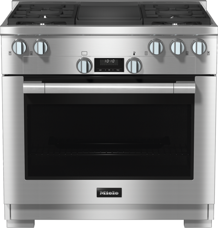 36 inch range All Gas with DirectSelect, Twin convection fans and M Pro dual stacked burners HR11353GAGGR