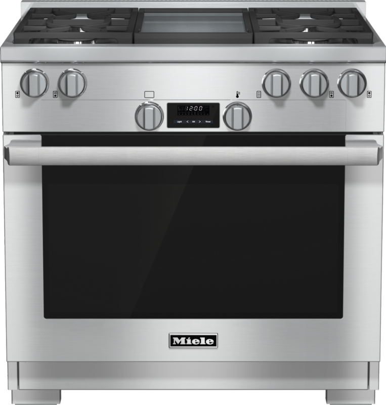 36 inch range All Gas with DirectSelect, Twin convection fans and M Pro dual stacked burners HR11361G