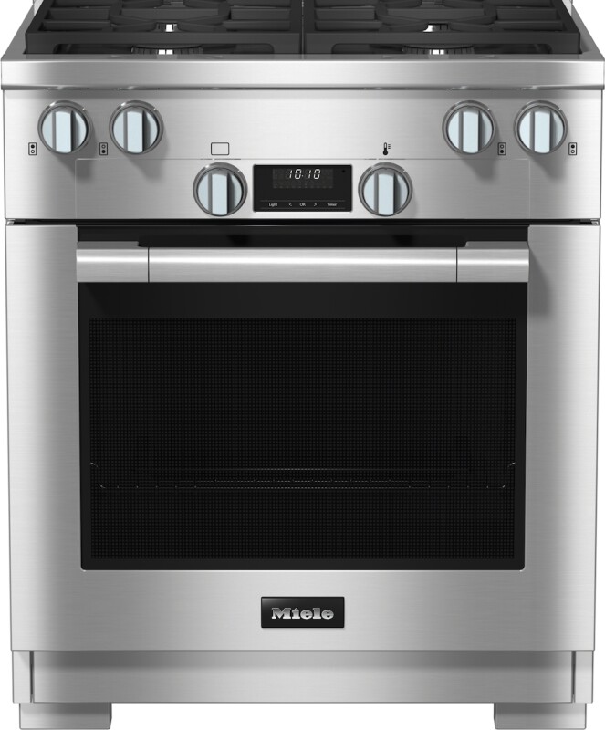 30 inch range Dual Fuel model with DirectSelect controls. HR17243GDF