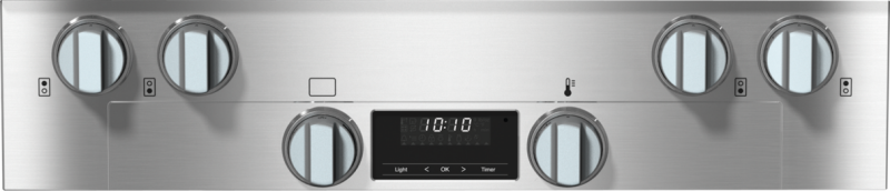 30 inch range Dual Fuel model with DirectSelect controls. HR17243GDF