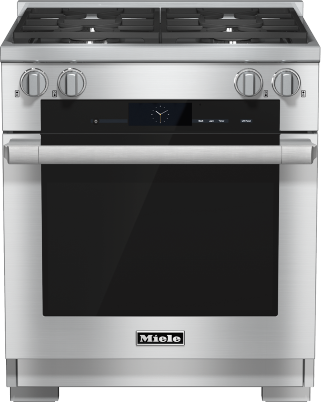 30 inch range Dual Fuel with M Touch controls, Moisture Plus and M Pro dual stacked burners HR19242G