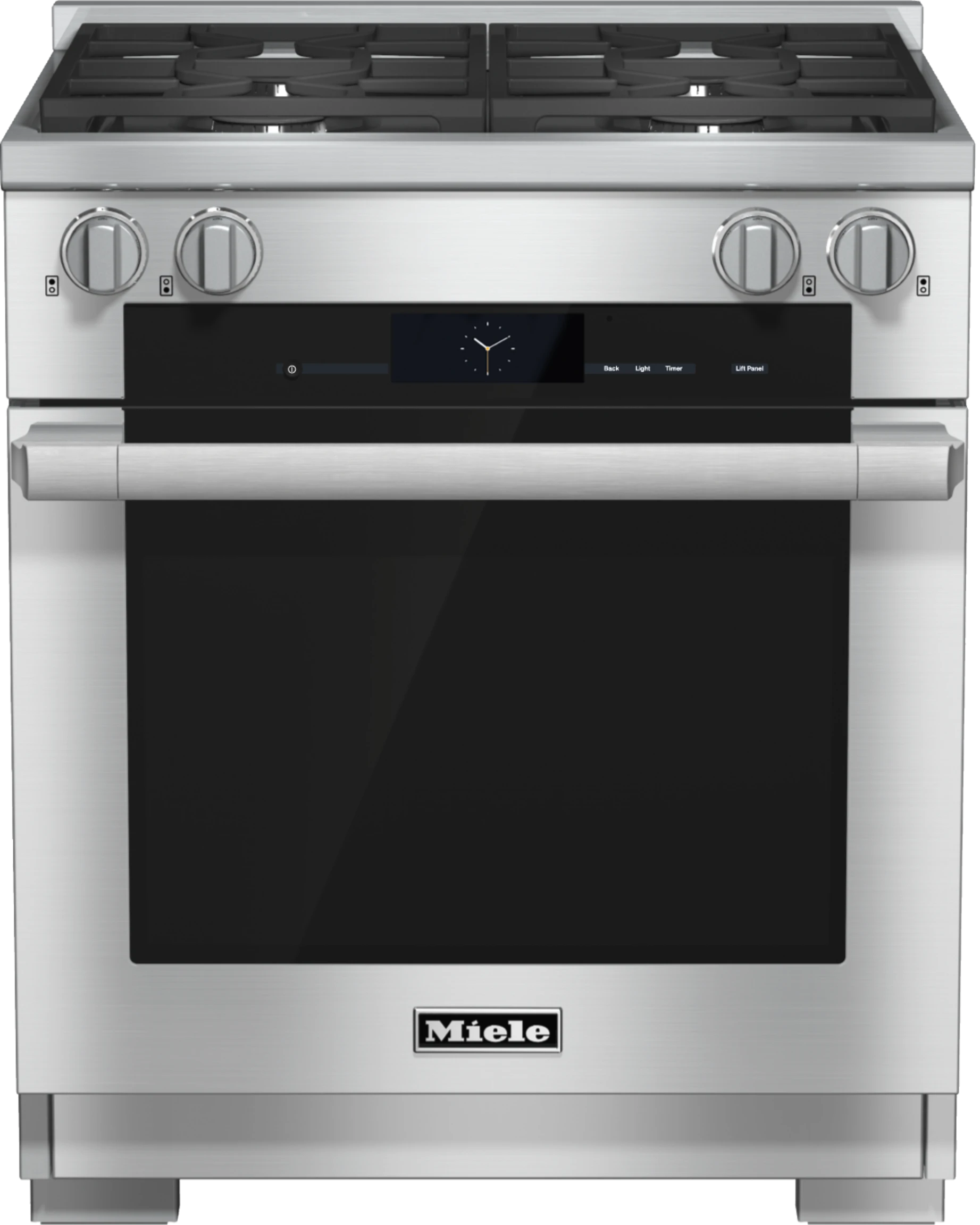 30 inch range Dual Fuel with M Touch controls, Moisture Plus and M Pro dual stacked burners HR19242LP