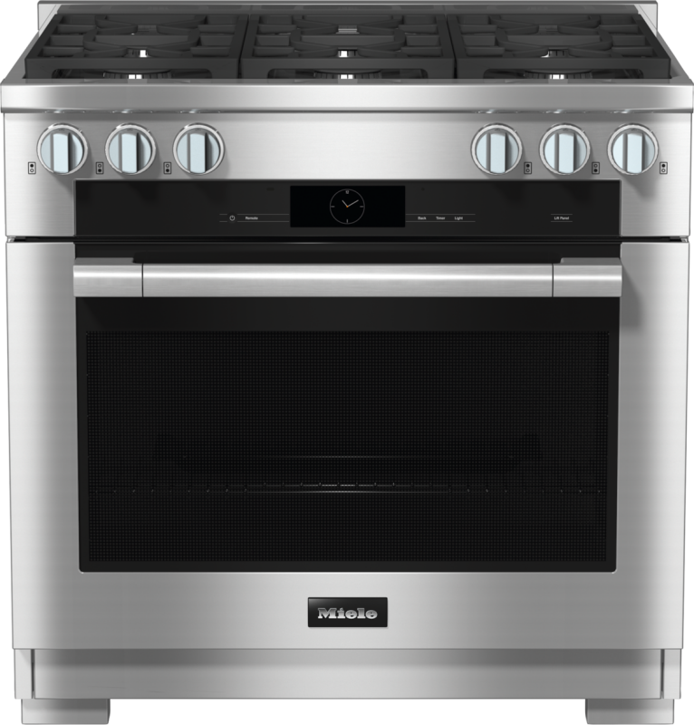 36 inch range Dual Fuel model with M Touch. HR19343GDF