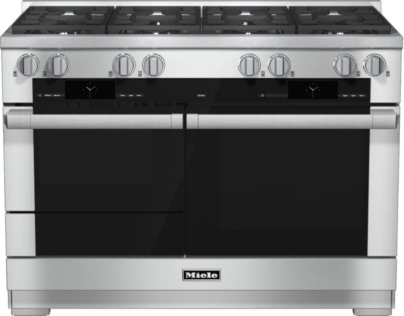 48 inch range Dual Fuel with M Touch controls, Moisture Plus and M Pro dual stacked burners HR19542LP