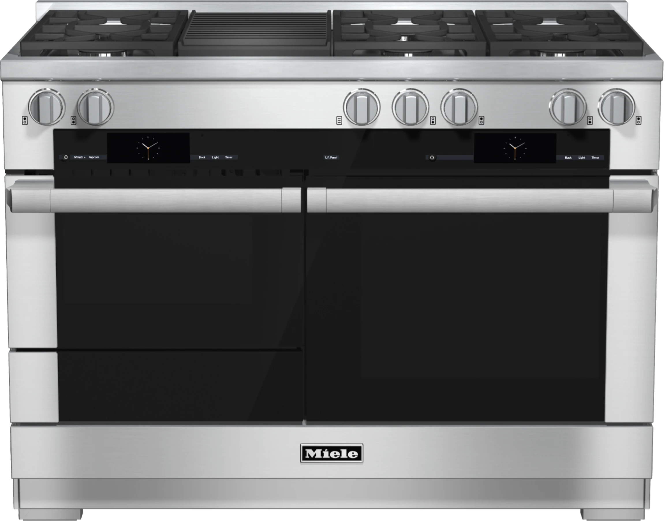 48 inch range Dual Fuel with M Touch controls, Moisture Plus and M Pro dual stacked burners HR19552G