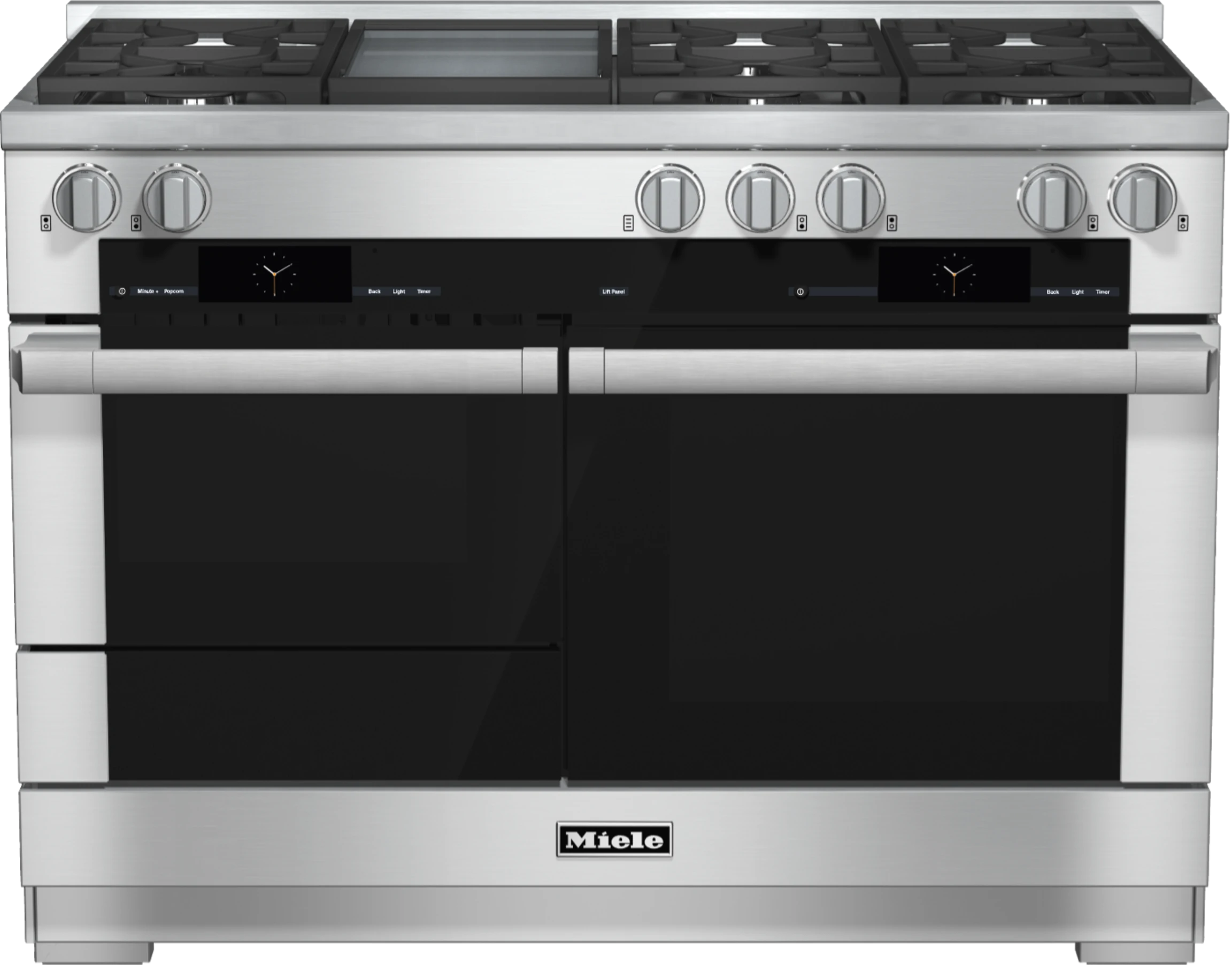 48 inch range Dual Fuel with M Touch controls, Moisture Plus and M Pro dual stacked burners HR19562LP