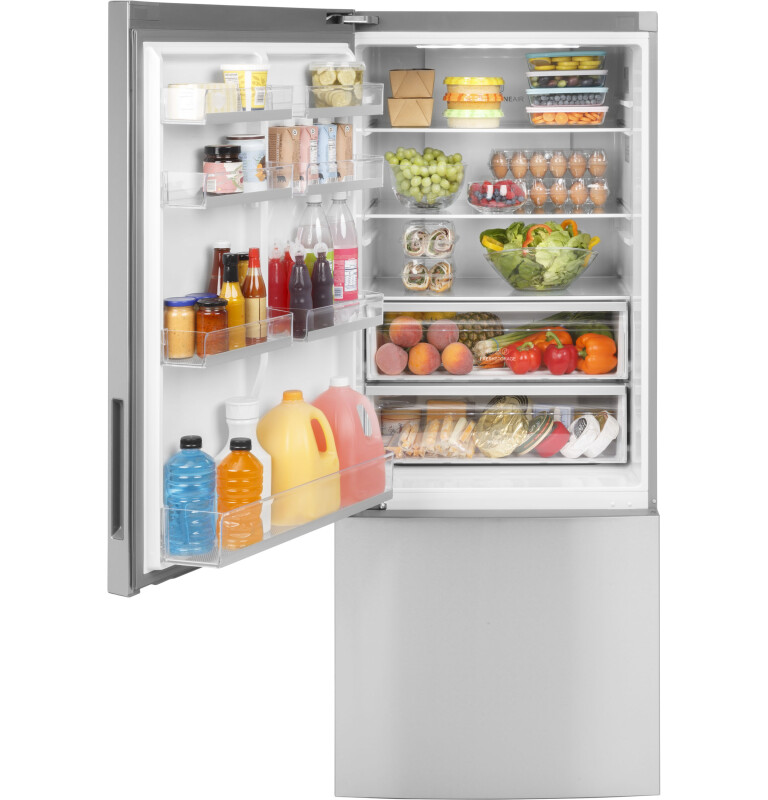 Haier ENERGY STAR® 15 Cu. Ft. Bottom Freezer RefrigeratorHaier ENERGY STAR® 15 Cu. Ft. Bottom Freezer Refrigerator view 4