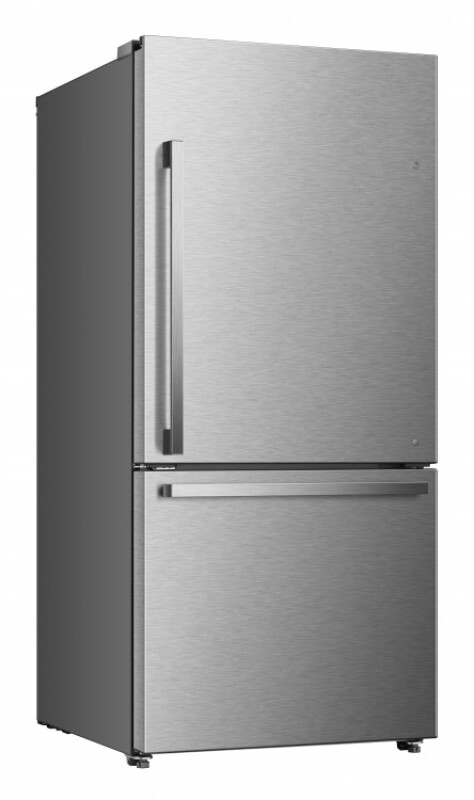 20.9-cu ft Bottom-Freezer Refrigerator with Ice Maker HRB208N6BSE, product image 3 of 12