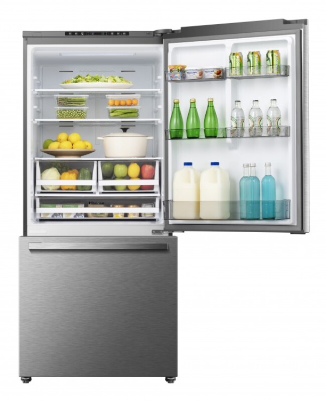 20.9-cu ft Bottom-Freezer Refrigerator with Ice Maker HRB208N6BSE, product image 4 of 12