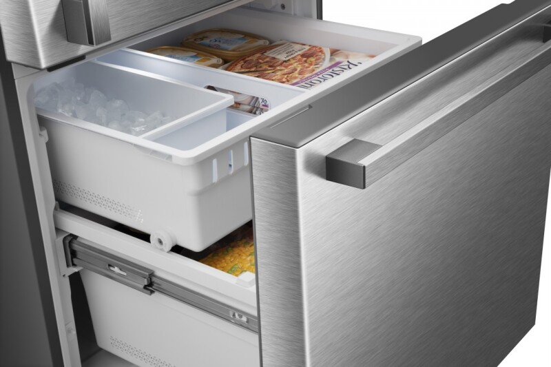 20.9-cu ft Bottom-Freezer Refrigerator with Ice Maker HRB208N6BSE, product image 7 of 12