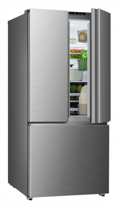 20.6-cu ft French Door Refrigerator with Ice Maker EN HRF208N6BSE, product image 3 of 13