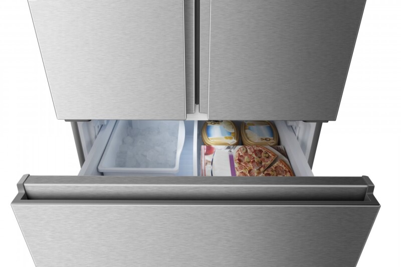 20.6-cu ft French Door Refrigerator with Ice Maker EN HRF208N6BSE, product image 10 of 13