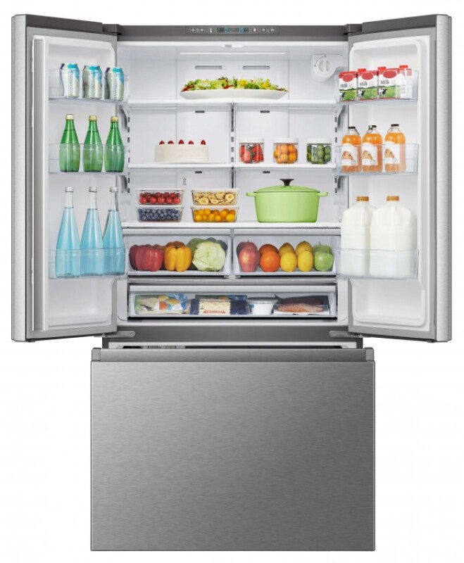 36 inch 21.2 CF French Door Refrigerator with Ice Maker HRF209N6CSE, product image 7 of 22