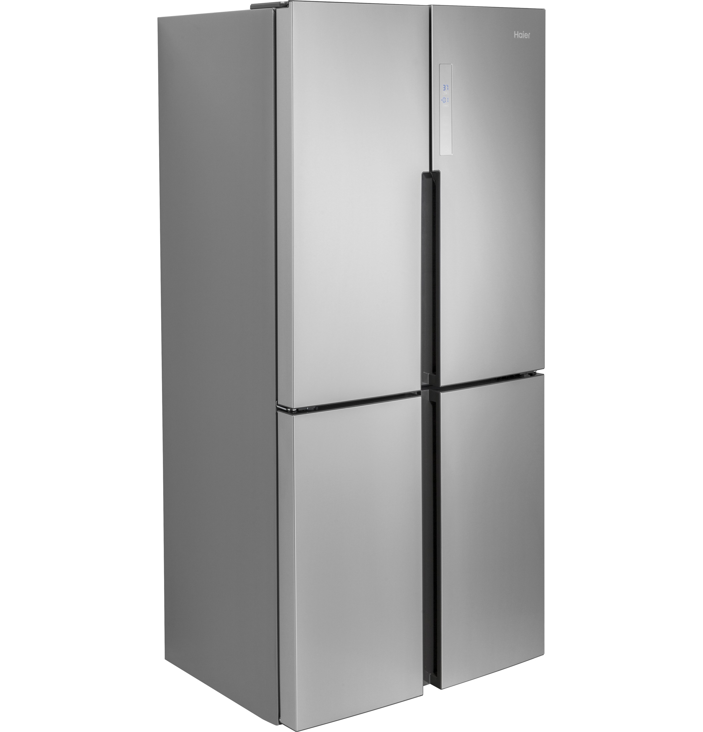 Haier ENERGY STAR® 16.4 Cu. Ft. Quad Door RefrigeratorHaier ENERGY STAR® 16.4 Cu. Ft. Quad Door Refrigerator HRQ16N3BGS