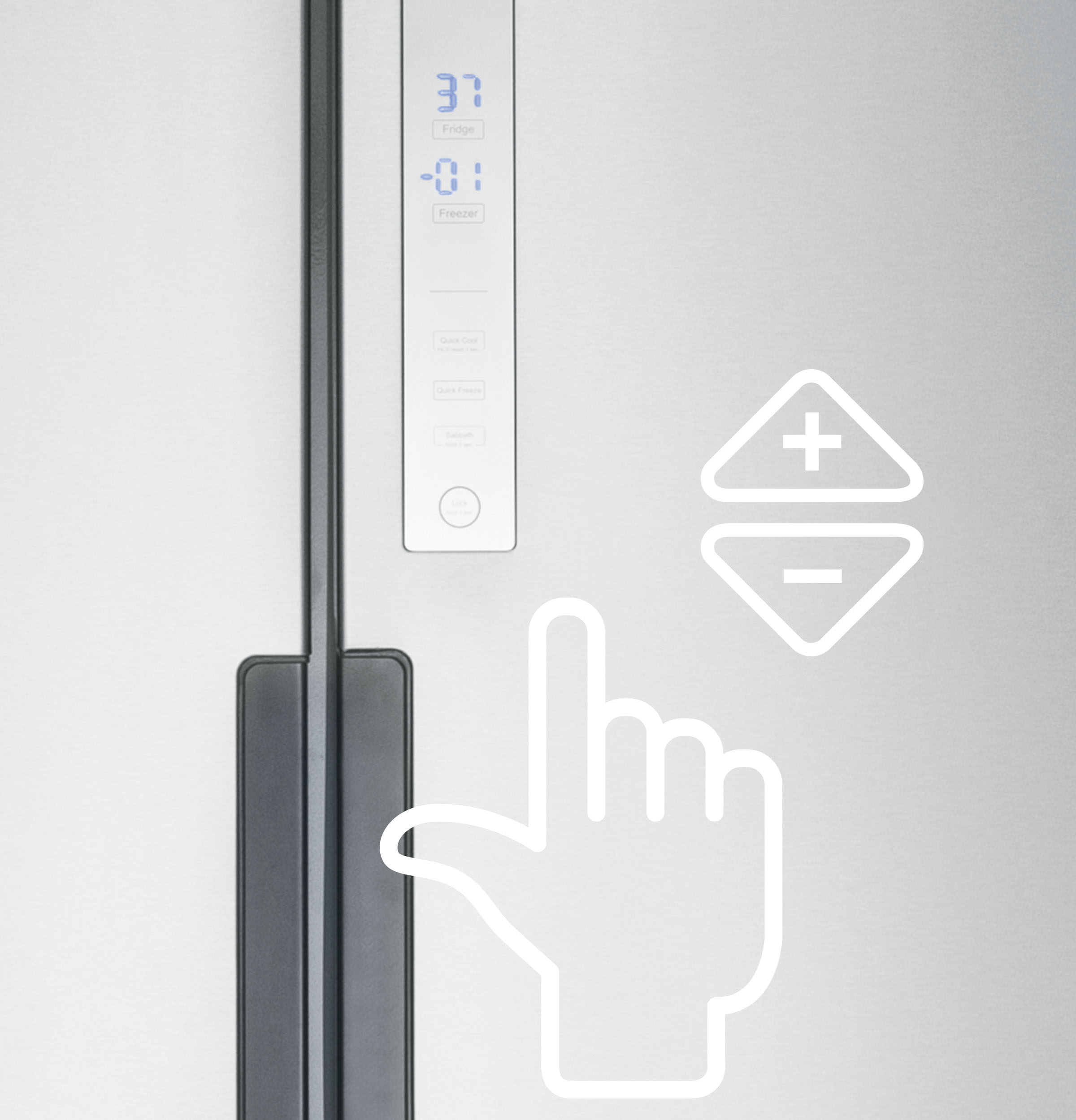 Haier ENERGY STAR® 16.4 Cu. Ft. Quad Door RefrigeratorHaier ENERGY STAR® 16.4 Cu. Ft. Quad Door Refrigerator HRQ16N3BGS