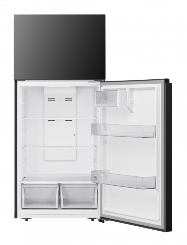 18 cu Ft Top Mount Freezer Refrigerator With Ice Maker Ready HRT180N6ABD, product image 6 of 12
