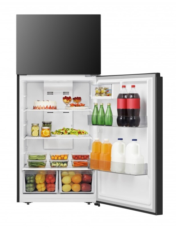 18 cu Ft Top Mount Freezer Refrigerator With Ice Maker Ready HRT180N6ABD, product image 7 of 12