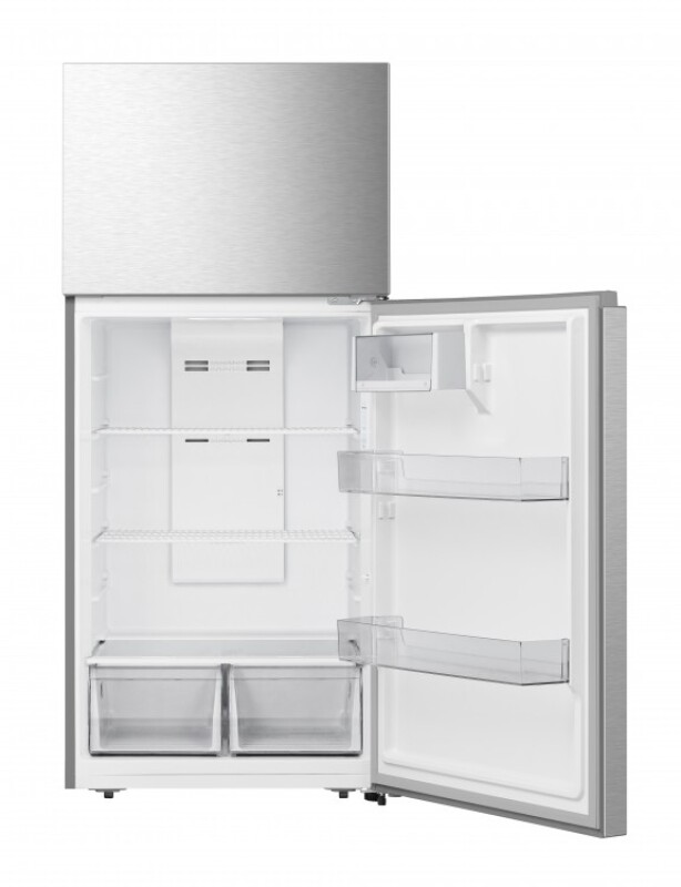 18 cu Ft Top Mount Freezer Refrigerator With Ice Maker Ready HRT180N6AVD, product image 10 of 13