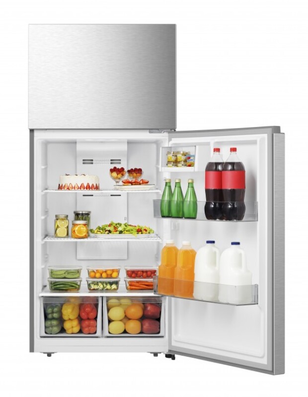 18 cu Ft Top Mount Freezer Refrigerator With Ice Maker Ready HRT180N6AVD, product image 11 of 13