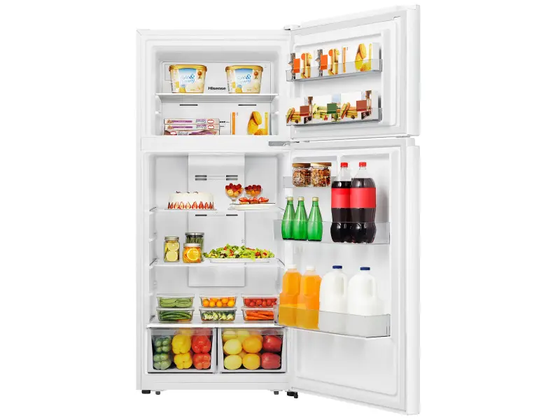 18 cu ft Top Mount Garage Ready Refrigerator Energy Star (white) HRT180N6AWE, product image 4 of 10