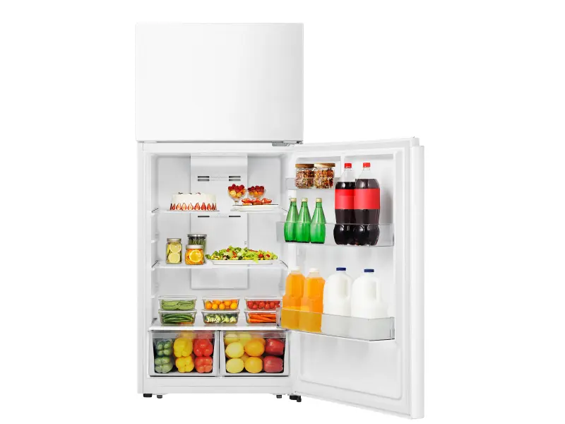18 cu ft Top Mount Garage Ready Refrigerator Energy Star (white) HRT180N6AWE, product image 7 of 10