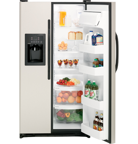25.0 Cu. Ft. Side-By-Side Refrigerator with Dispenser HSM25IFTSA