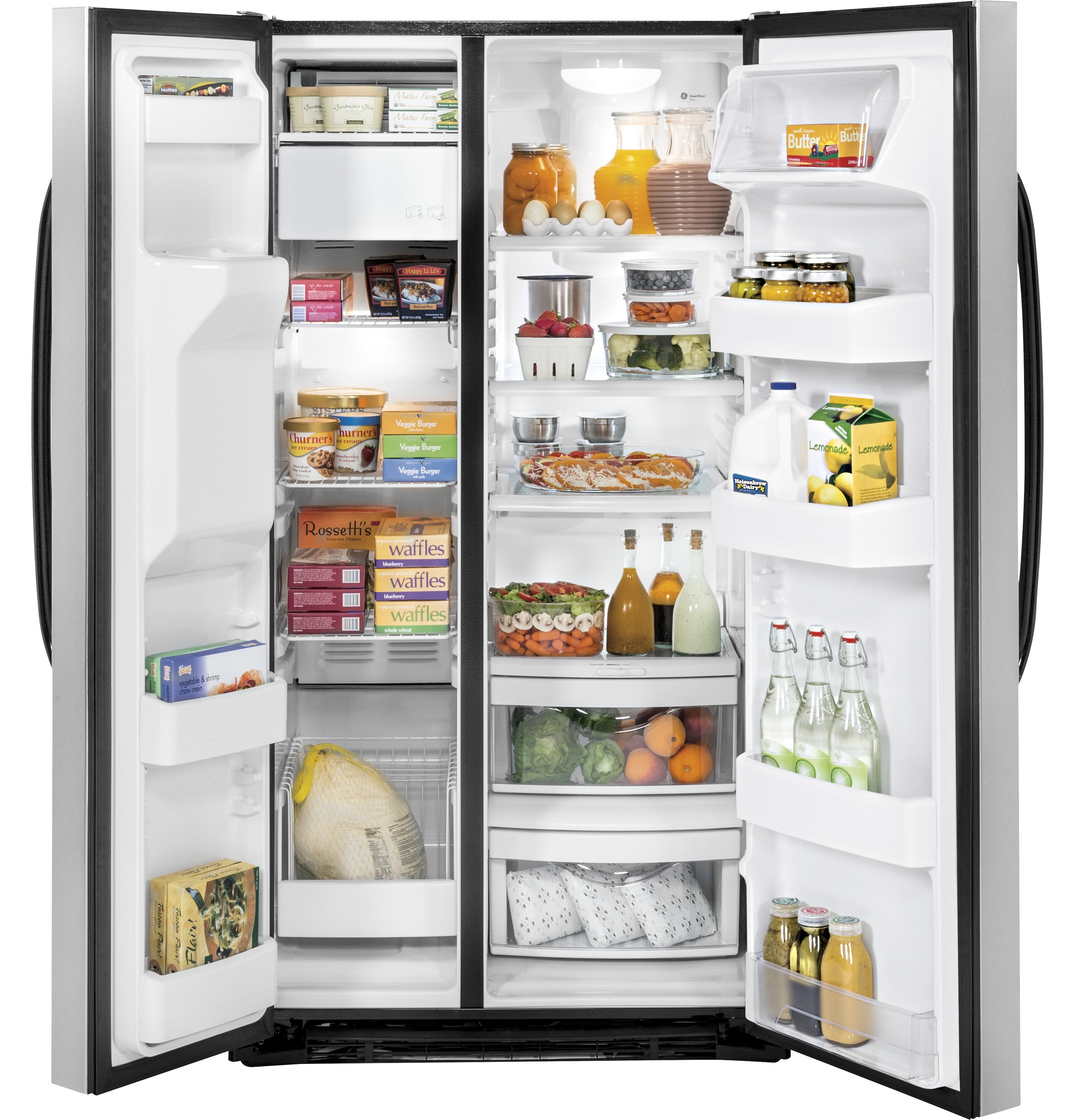 25.4 Cu. Ft. Side-by-Side Refrigerator HSS25ASHSS, product image 4 of 9