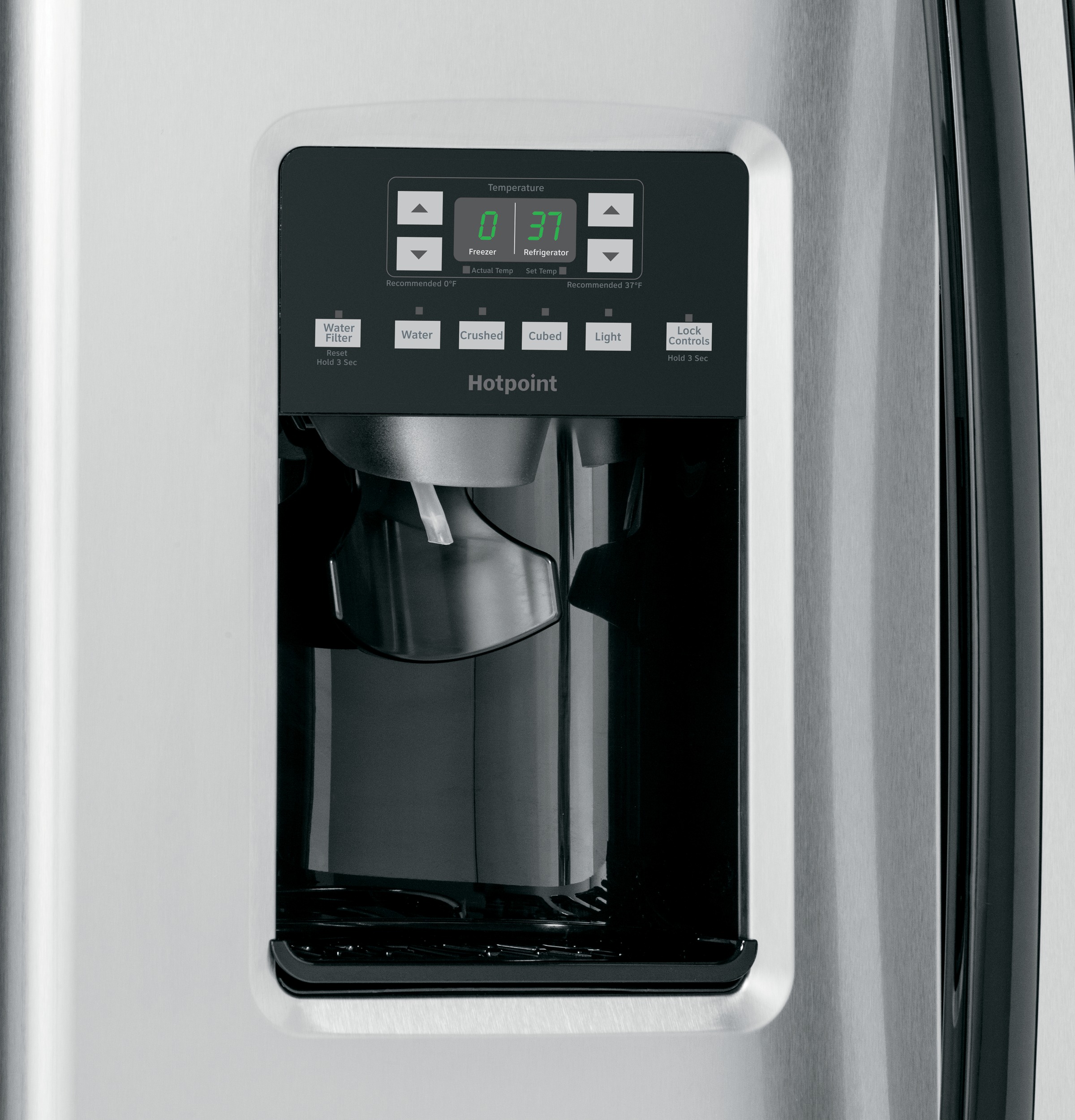 25.4 Cu. Ft. Side-by-Side Refrigerator HSS25ASHSS, product image 7 of 9