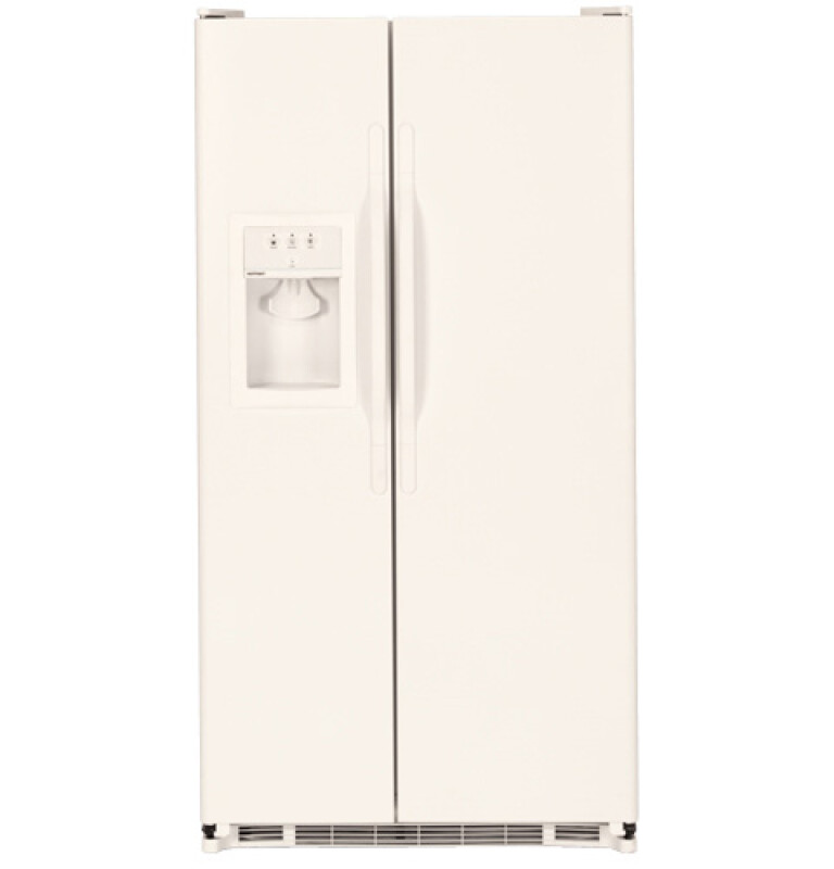 Hotpoint 25.0 Cu. Ft. Capacity Side-By-Side Refrigerator Bisque HSS25IFPCC Picture 1